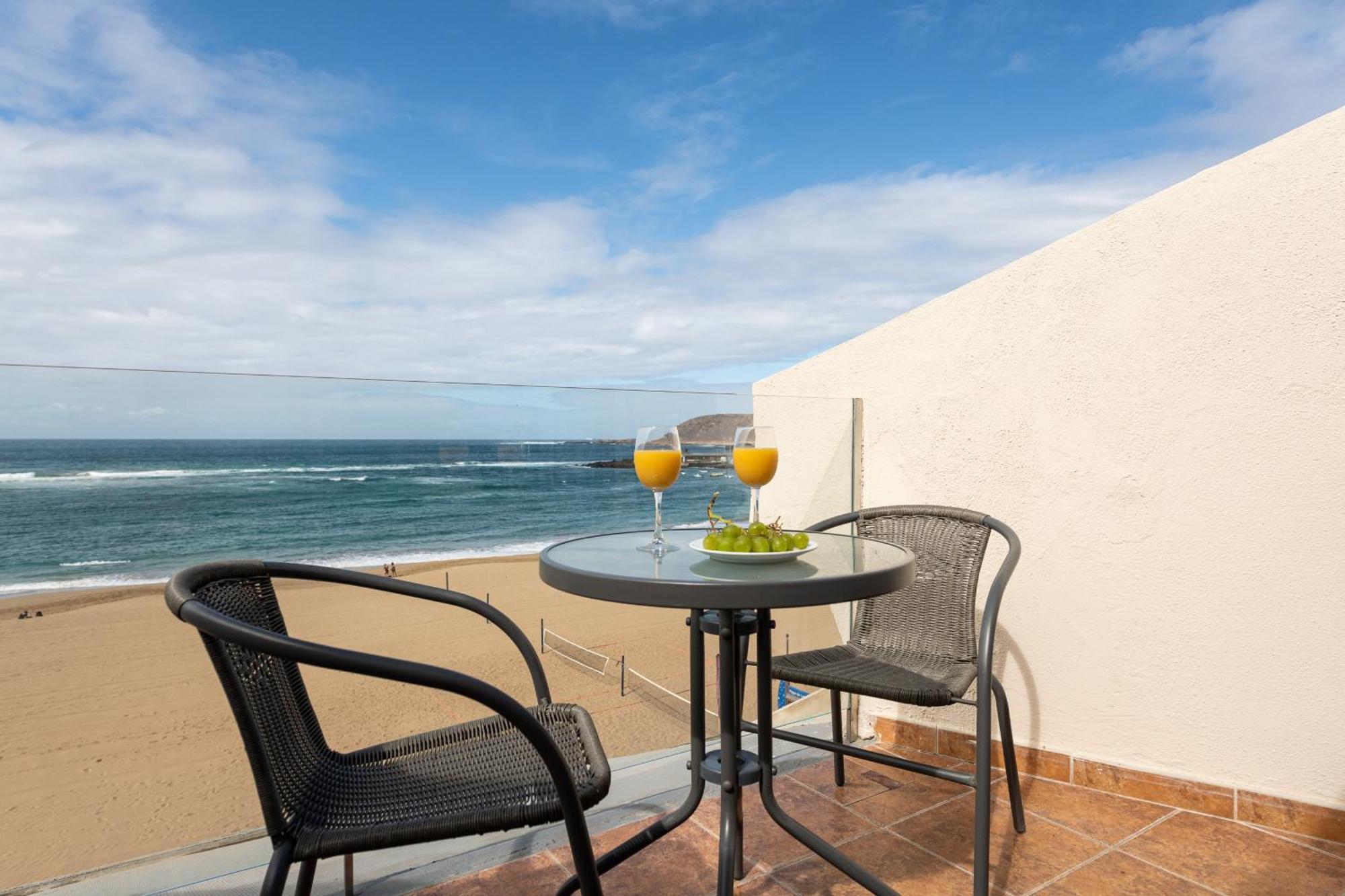 Beachfront Home Las Canteras - Sea Views Terrace Лас-Пальмас-де-Гран-Канарія Екстер'єр фото