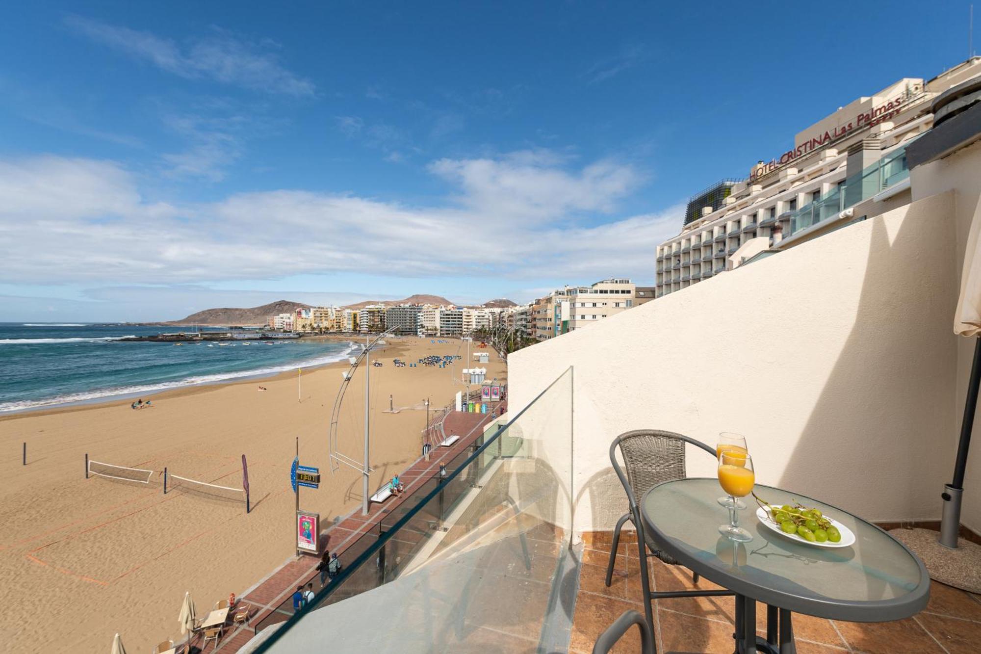 Beachfront Home Las Canteras - Sea Views Terrace Лас-Пальмас-де-Гран-Канарія Екстер'єр фото