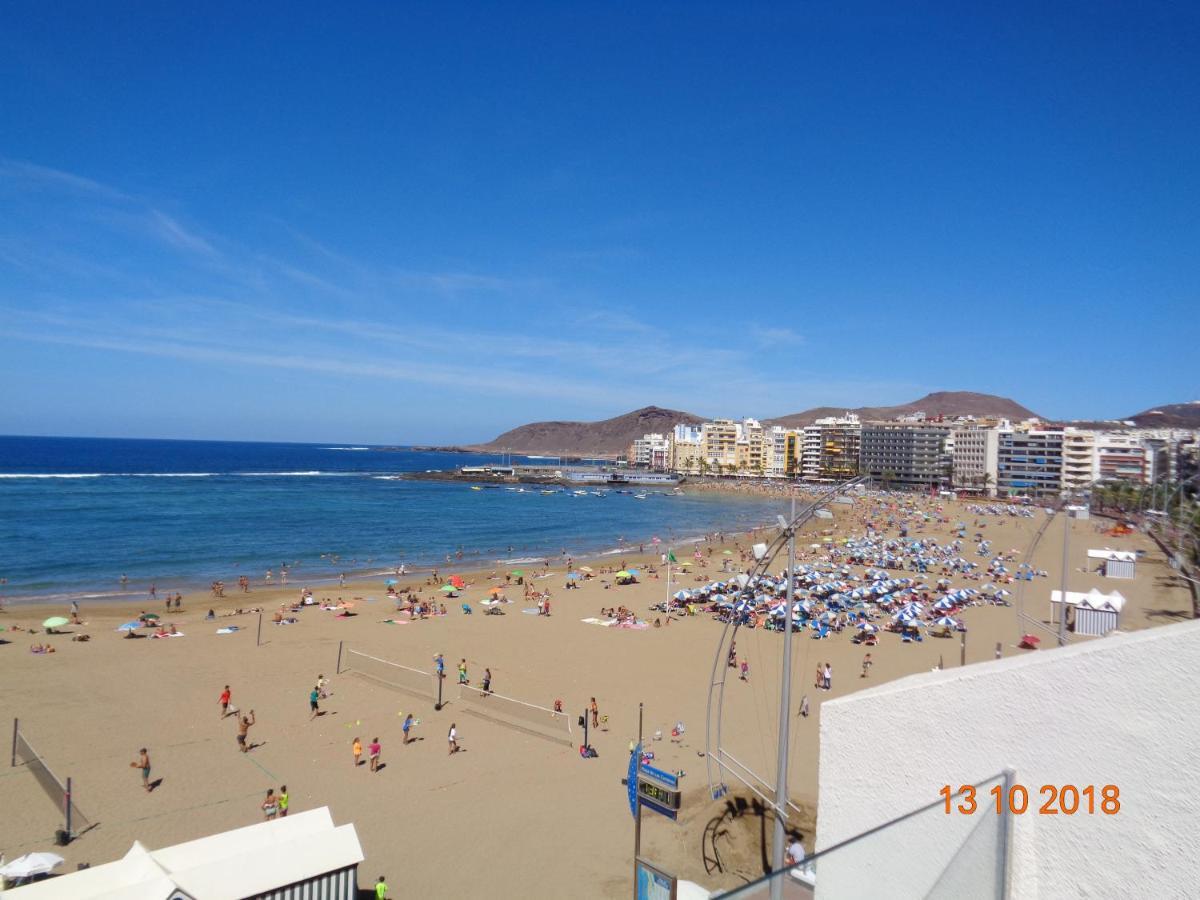 Beachfront Home Las Canteras - Sea Views Terrace Лас-Пальмас-де-Гран-Канарія Екстер'єр фото