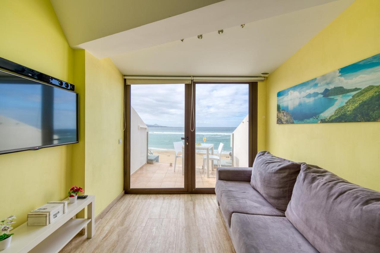 Beachfront Home Las Canteras - Sea Views Terrace Лас-Пальмас-де-Гран-Канарія Екстер'єр фото
